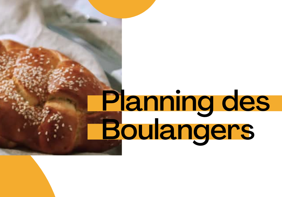 Planning des Boulangers